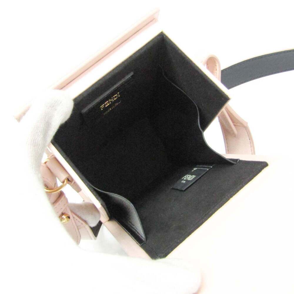 FENDI Pink Leather Shoulder Bag - Picture 3 of 14